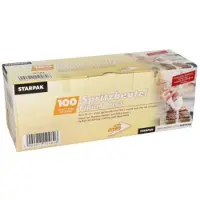 Papstar LDPE-Spritzbeutel, transparent, 2,6 l, 100er Pack