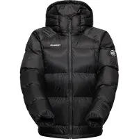 Mammut Veste à capuche Glacier Glow IN pour femme, doudoune pour femme - , couleur : noir, taille : XS