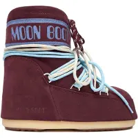 Moon Boot - Bottes après-ski - Icon Low Suede Laces Burgundy - Taille 42-44 - Bordeaux
