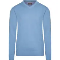 Cappuccino Italia Italia - Pull Salerno Pullover pour homme - Bleu - Taille XL