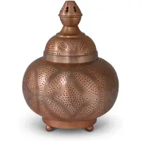 Safaary Lampe à poser marocaine en cuivre Nayelis Ø 23 x 31cm