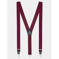 Profuomo Bretelles bordeaux, Unicolore