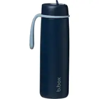B.Box Stainless Steel Thermos Bottle thermos avec paille Midnight 1 pcs