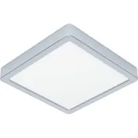 Eglo Lumière de plafond chromée Fueva 6 LED - 22x22 cm