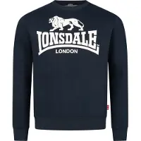 Lonsdale Sweat-shirt 'Go Sport' bleu marine / blanc