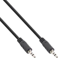 InLine - Câble audio - mini-phone stereo 3.5 mm mâle pour mini-phone stereo 3.5 mm mâle - 3 m - noir