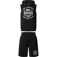 Lonsdale Survêtement 'Shotley' noir / blanc