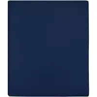 vidaXL Drap-housse Jersey Bleu marine 180x200 cm Coton