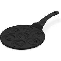 Berlinger Haus Haus Tiere Pancake Bratpfanne Ø26cm für 7 Stk. Black Rose Collection, Poêle + casserole, Noir
