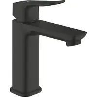 GROHE Dice Mitigeur de lavabo - taille M - sur pied - vidage clic-clac - noir mat 1018332430