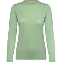 Icebreaker Merino 200 Oasis Crewe Long Sleeve Base Layer Vert L Femme