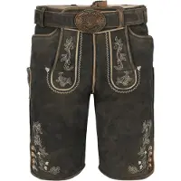 Krüger Collection Pantalon folklorique 'Arendt' brun foncé
