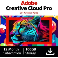 Adobe Creative Cloud Individual - 100GB - 12 month / 1 device - PC/MAC *DOWNLOAD*