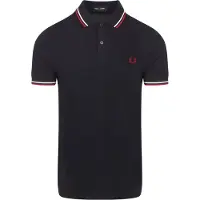 Fred perry Polo TWIN TIPPED SHIRT hommes - Bleu - EU XL
