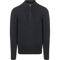 Profuomo Pullover Half Zip Luxury Marine Bleu Bleu foncé taille XXL