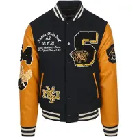 Superdry Veste mi-saison marine / jaune / blanc