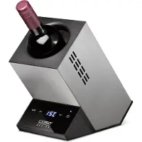 Caso WineCase One, Rafraîchisseur de bouteille, Argent, Noir