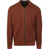 Casa Moda Cardigan Zippé Structure Brique