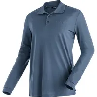Maier Sports Ulrich Long Sleeve Polo Bleu 4XL Homme