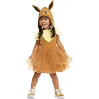 Disguise Eevee Tutu Toddler Girl Costume Jaune 4-6 Years Enfants