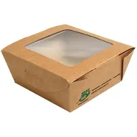 Papstar 87250 Récipients alimentaires jetables, Contenant à usage unique, Marron