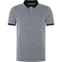 Suitable Knitted Polo Bleu Foncé