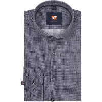 Suitable Chemise Twill Impression Marine