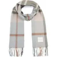 Profuomo Écharpe Agneline A Carreaux Multicoloré Gris