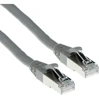 ACT Grey 7 mètres LSZH SFTP CAT6A patch cable snagless with RJ45 connectors
