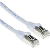 ACT ADVANCED CABLE TECHNOLOGY Blanc 5 mètres LSZH SFTP CAT6A câble patch snagless avec connecteurs RJ45