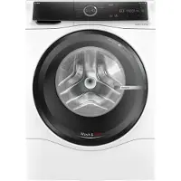 Bosch Serie 8 WNC254A40, Přední plnění, Stojací, Bílá, Levý, Černá, Dotyk