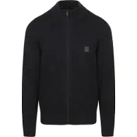 Hugo Boss Veste en maille de coton et de cachemire