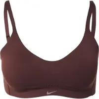 Nike Soutien-gorge de sport 'ALATE MINIMALIST' chocolat
