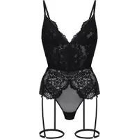 Hunkemoller Body 'Whitney' noir