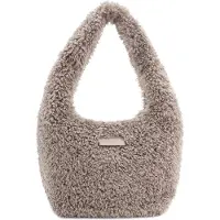 Seidenfelt Manufaktur Sac bandoulière 'Letje' taupe