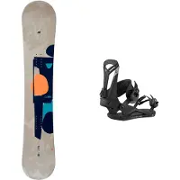 K2 Snowboard - Packs (snowboard + fix) - Snowboard all-mountain - Pack Chloro 2026 pour Femme en Bois - Gris