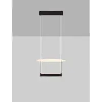 Lyora Suspension design Diona Ø 40cm noir avec blanc