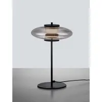 Nova Luce Lampe de table Ballet noir