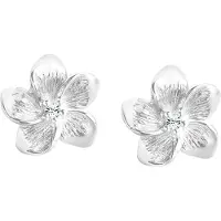 Elli Boucles d'oreilles 'Frangipani Blüte' argent
