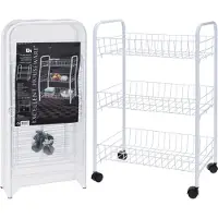 Excellent houseware Chariot de cuisine, porte-ustensiles - 3 niveaux