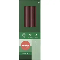 Bolsius Tapered Dinner Candles 8-Pack 23cm Dark Red