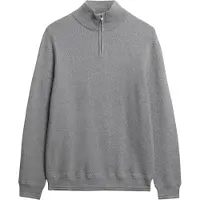 Superdry pour homme. M6110682A Jumper Texture gris (XXL), Casuel, Coton