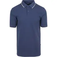 Suitable Respect Polo Tip Ferry denim Bleu taille L