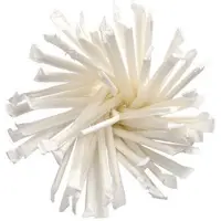Papstar Paille en papier "pure", 200 mm, blancá, Pailles, Blanc