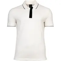 Armani Exchange pour homme. XM001285AF10366U0009 Polo idéal (XXL), Blanc, Casuel, Coton, Manche courte