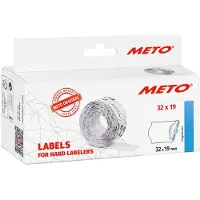 Meto Étiquettes de prix blanches 6 rouleaux