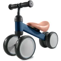 LifeGoods Scooter pour enfants - TurboToddler Balance Bike - Jouets à partir de 1 an - Bleu marine