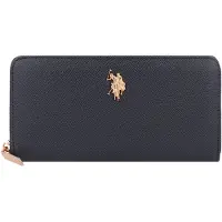 U.S. POLO ASSN. porte-monnaie Jones Zip Around Wallet Navy bleu marine