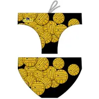 Turbo Balls Waterpolo Swimming Brief Jaune,Noir 12-24 Months Garçon
