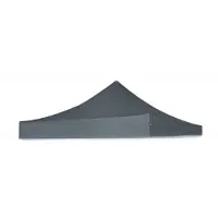 Vonroc Bâche de toit - Pour tente de réception Premium PT501XX - Imperméable - Protection UV 50+ - Gris